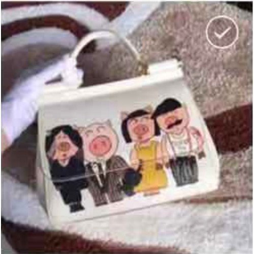 Dolce Gabbana Geantă originală DG8633 Pig White