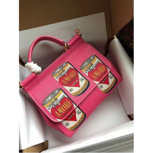 Geantă Dolce Gabbana SICILY din piele de vițel 4136-11