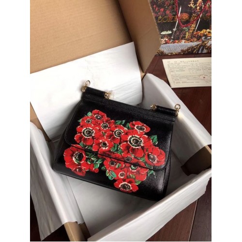 Geantă Dolce Gabbana SICILY din piele de vițel 4136-15