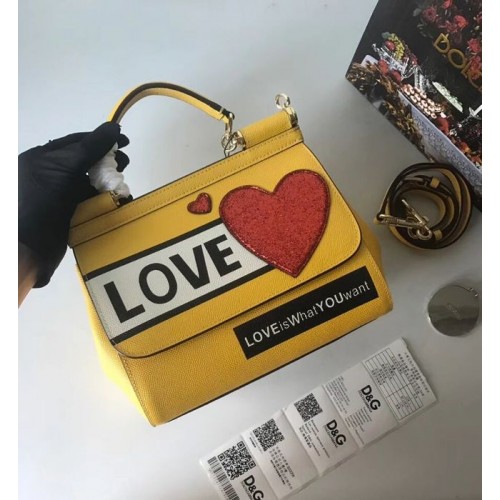 Dolce Gabbana SICILY Bag din piele de vițel 4136-26