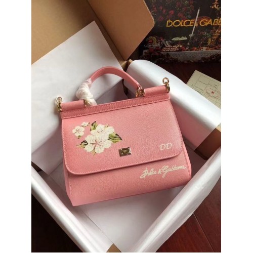 Geantă Dolce Gabbana SICILY din piele de vițel 4136-9