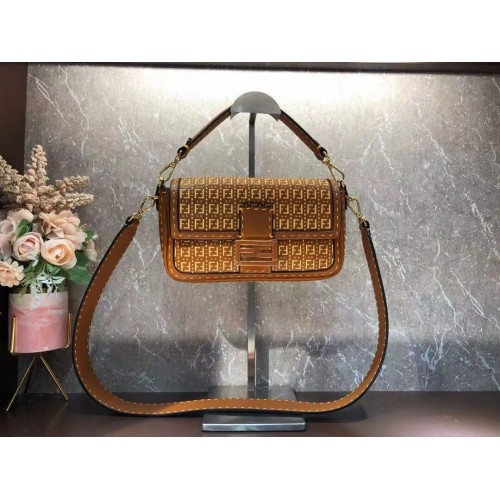 Geantă FENDI BAGUETTE F1520 maro