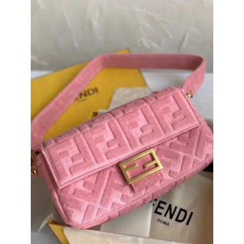 Geantă de umăr FENDI BAGUETTE 8BR771A roz