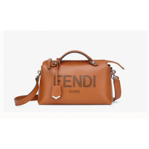 Geantă FENDI MEDIE BY THE WAY Boston din piele 8BL146A maro