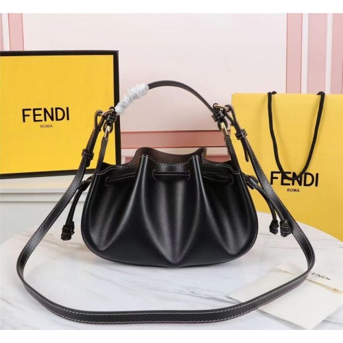 Geantă din piele FENDI TOUCH 8BS059 Negru
