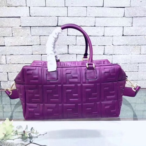 Geantă Fendi Boston 8BL141A violet
