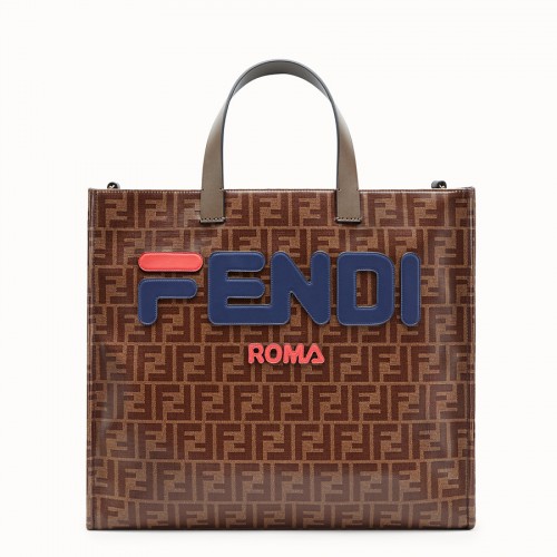 Fendi SHOPPER F1843 maro și albastru