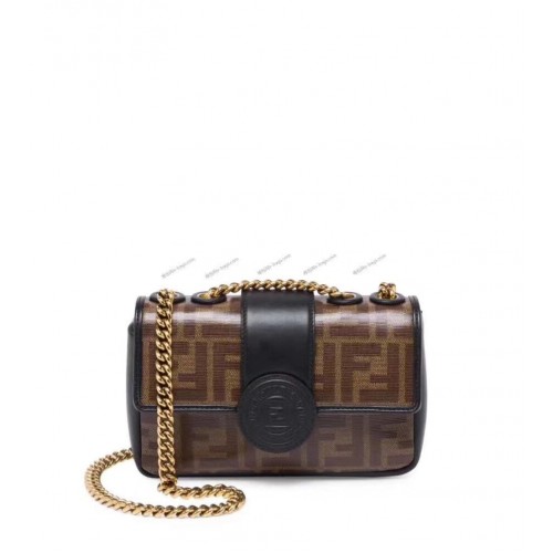 Portofel Fendi cu lanț 8HF836 negru