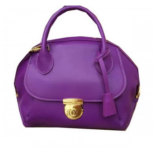 Geantă tote medie Ferragamo din piele de vițel SF0612 violet