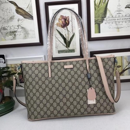 Geantă tote Gucci GG Supreme Canvas 353437 Camel