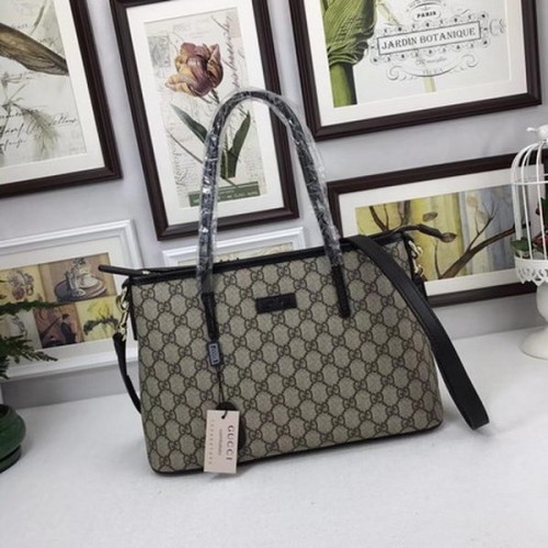 Geantă tote Gucci GG Supreme Canvas 353440 Maro