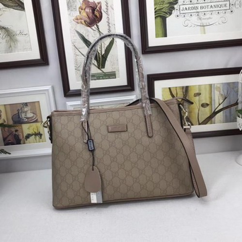 Geantă tote Gucci GG Supreme Canvas 353440 Camel