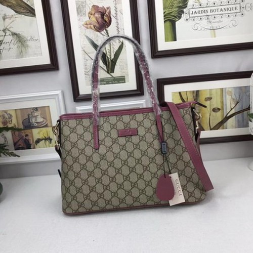 Geantă tote Gucci GG Supreme Canvas 353440 Rose