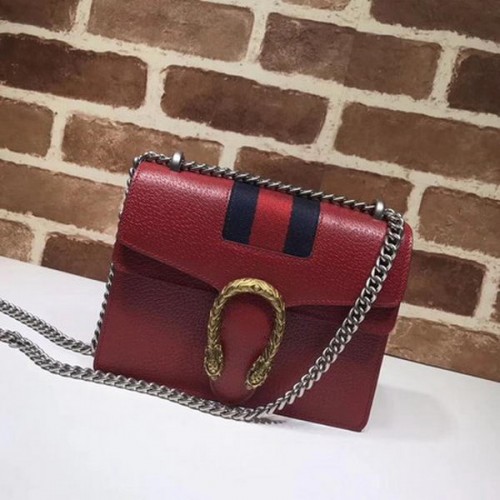 Geantă de umăr mini Gucci Dionysus cu model Lichee 421970 roșie