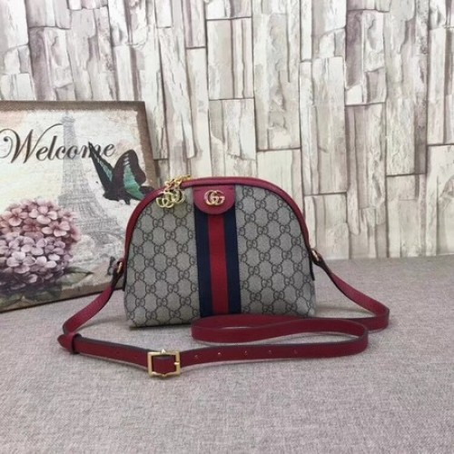Geantă de umăr mică Gucci Ophidia 499621 Roșie