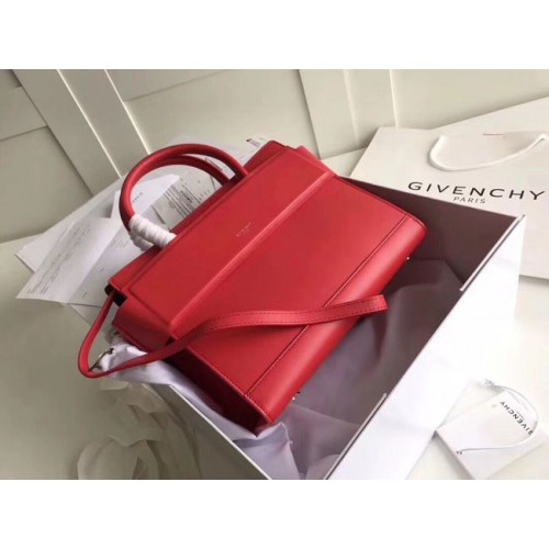 Geantă de umăr din piele GIVENCHY Horizon 95828 roșie