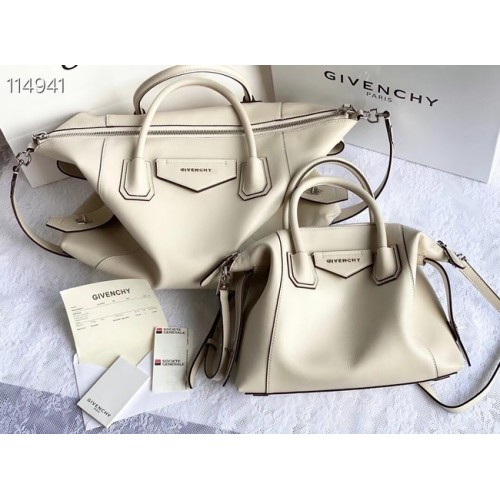 Geantă de umăr din piele GIVENCHY Original 63188 Off White