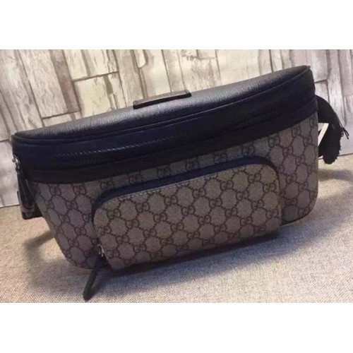 GUCCI Geantă cu centură GG Supreme 406372 Neagră