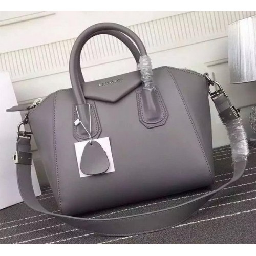 Geantă Givenchy Antigona din piele de vițel G66552 gri