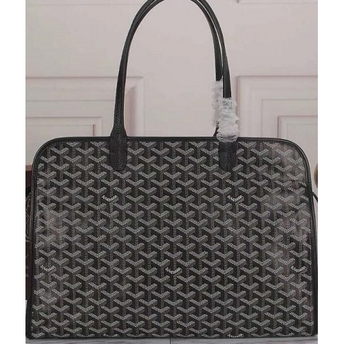 Geantă tote din piele de vițel Goyard G5896 Neagră