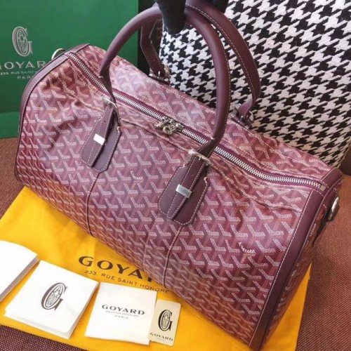 Geantă de călătorie Goyard Canvas 6958 Vin