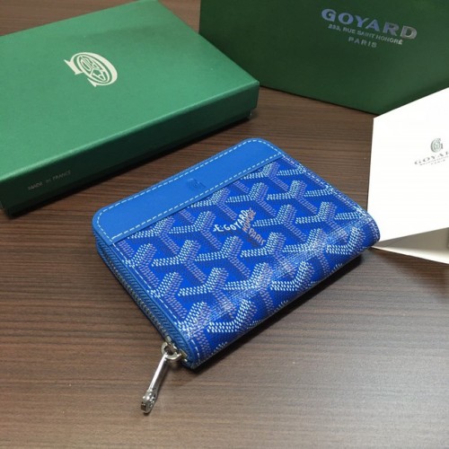 Carcasă de carduri Goyard G9982 albastră
