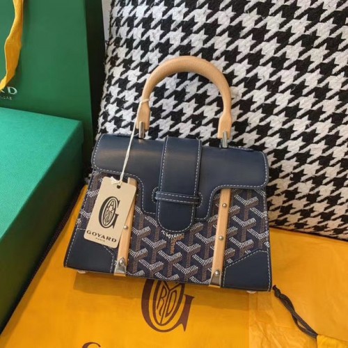 Geanta tote Goyard mini saigon 55632 albastru inchis