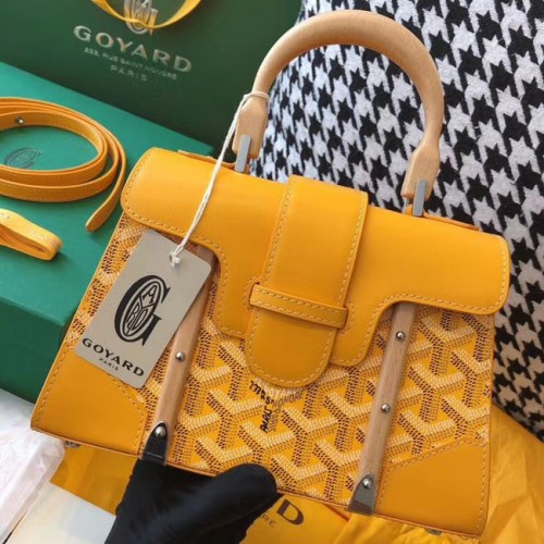 Geanta tote Goyard mini saigon 55632 galbena
