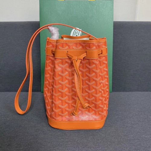 Geanta Goyard petit flot cu cordon G6959 portocaliu