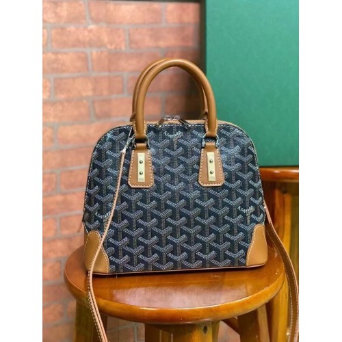 Geantă tote Goyard vendome 20209 albastru și maro