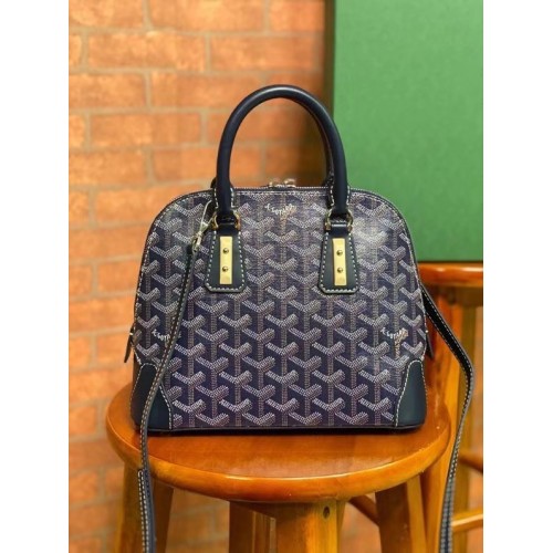 Geanta tote Goyard vendome 20209 albastru inchis
