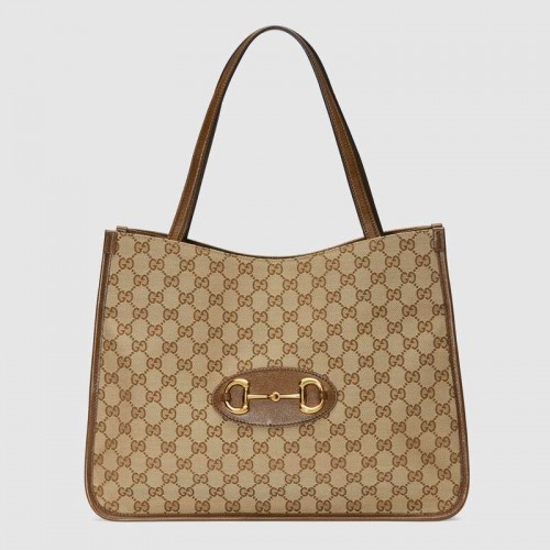 Geantă tote Gucci 1955 Horsebit 623694 Maro