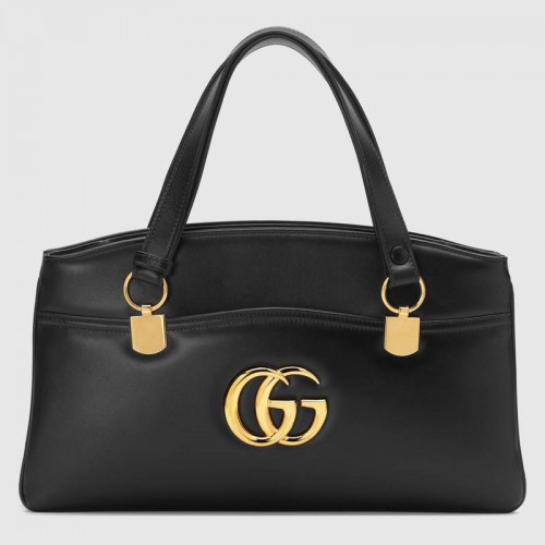 Geantă mare Gucci Arli cu mâner superior 550130 neagră