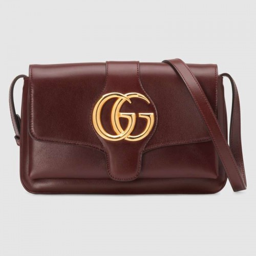 Geantă de umăr mică Gucci Arli 550129 Burgundy