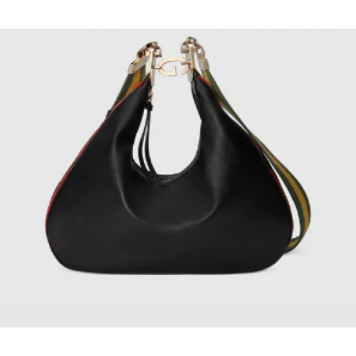 Geantă de umăr mare Gucci Attache 702823 neagră