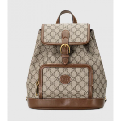 Rucsac Gucci cu imprimeu G 674147 maro