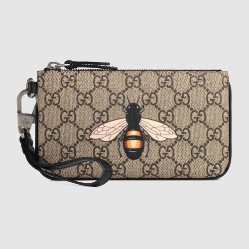 Poșetă Gucci cu imprimeu de albine GG Supreme 522866