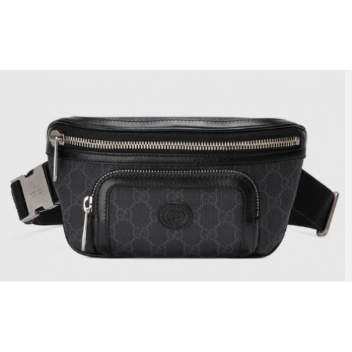 Geantă tip centură Gucci cu imprimeu G 682933 negru