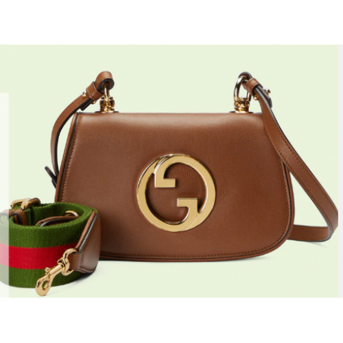 Geantă de umăr Gucci Blondie Original din piele 698643 maro