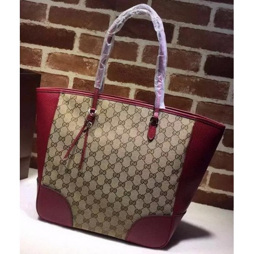 Geantă tote Gucci Bree Original GG Canvas 323671 Burgundy