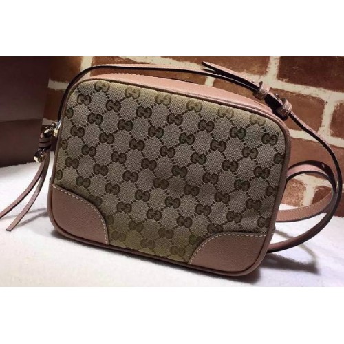 Geantă mini Messenger Gucci Bree Original GG Canvas 387360 Camel