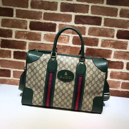 Geantă de voiaj Gucci Courrier moale GG Supreme 459311 verde