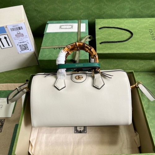 Geantă tote medie Gucci Diana 655663 albă