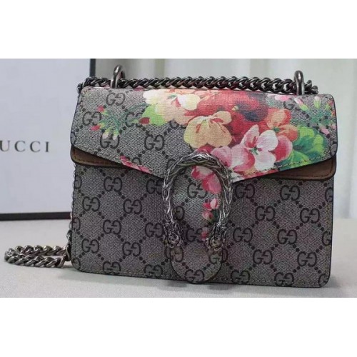Geantă de umăr mini Gucci Dionysus Blooms 421970 Caisă