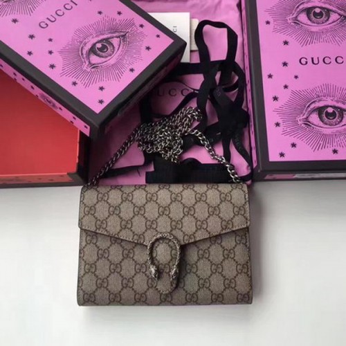 Geantă de umăr Gucci Dionysus GG Supreme 401231 Caisă și roșu