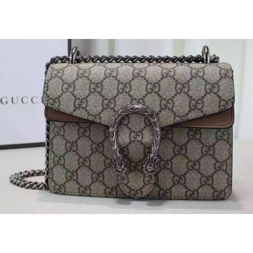 Geantă de umăr Gucci Dionysus GG Supreme 421970 Caisă