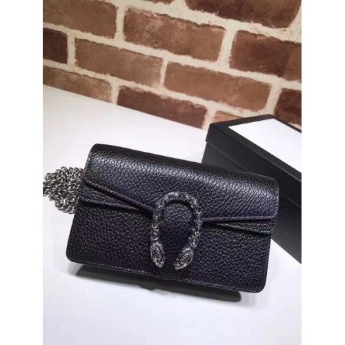 Geantă Gucci Dionysus Super mini din piele 476432 Neagră