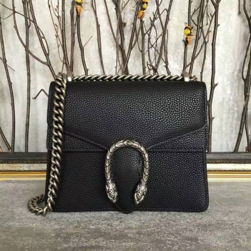 Geantă de umăr mini Gucci Dionysus cu model Lichee 421970 neagră
