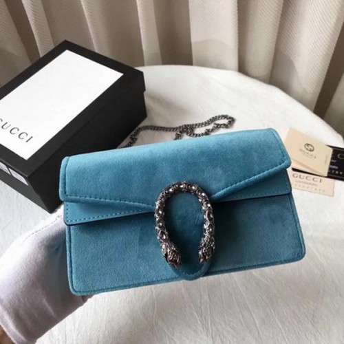 Geantă Gucci Dionysus Velvet Super mini 476432 Verde