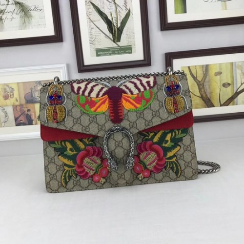 Geantă de umăr medie Gucci Dionysus 403348